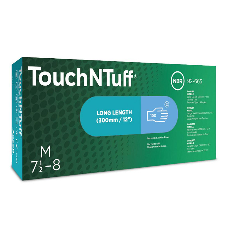 Ansell TouchNTuff 92-665 handschoen 	E31-300 mm