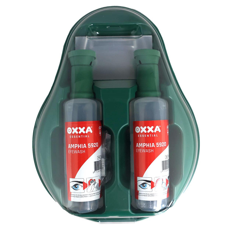OXXA® Bravis 5930 wandhouder inclusief 2 OXXA® oogspoelflessen 500 ml