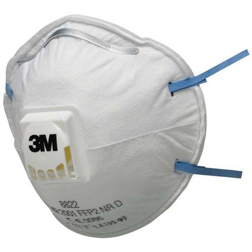 [49882200] 3M 8822 stofmasker FFP2 NR D met uitademventiel