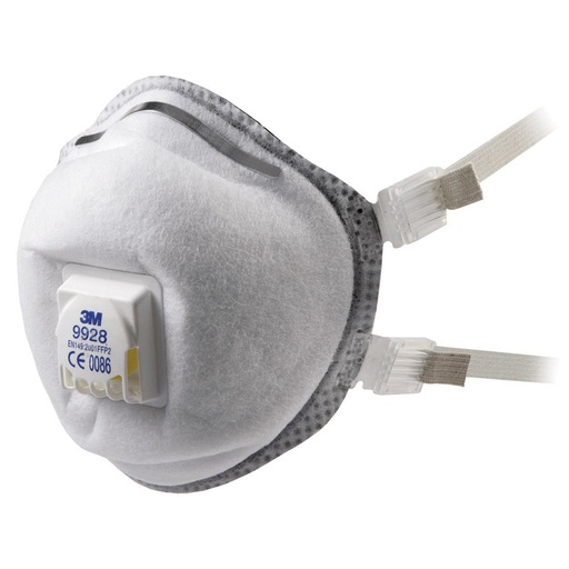 [49992800] 3M 9928 stofmasker FFP2 R D met uitademventiel