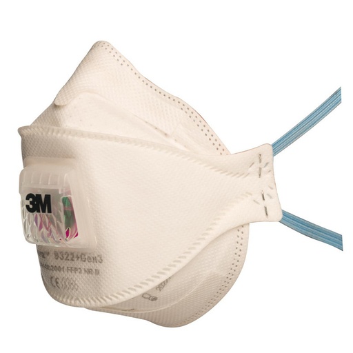 [49932210] 3M Aura 9322+Gen3 stofmasker FFP2 NR D met uitademventiel