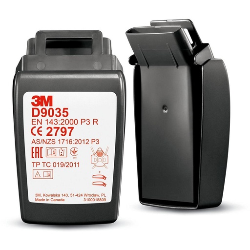 [49903500] 3M Secure Click  D9035 stoffilter P3 R met harde behuizing