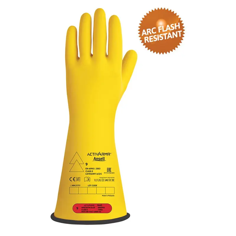 [18992709] Ansell ActivArmr RIG014YBSC 1000V handschoen maat 9