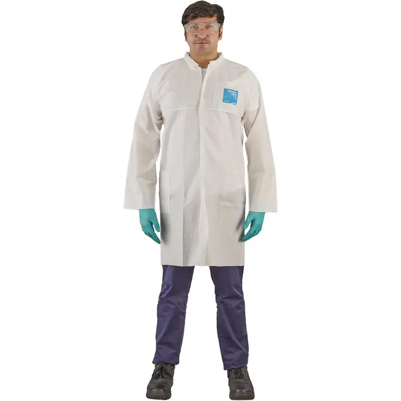 [26610206] Ansell AlphaTec 1500 Plus laboratoriumjas, model 204 XL-130 cm