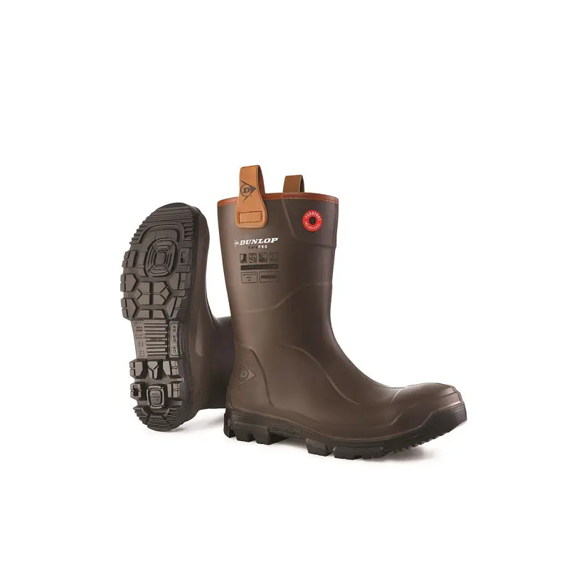 [55425741] Dunlop Purofort RigPRO full safety Dark Brown veiligheidslaars S5 -MAAT 41