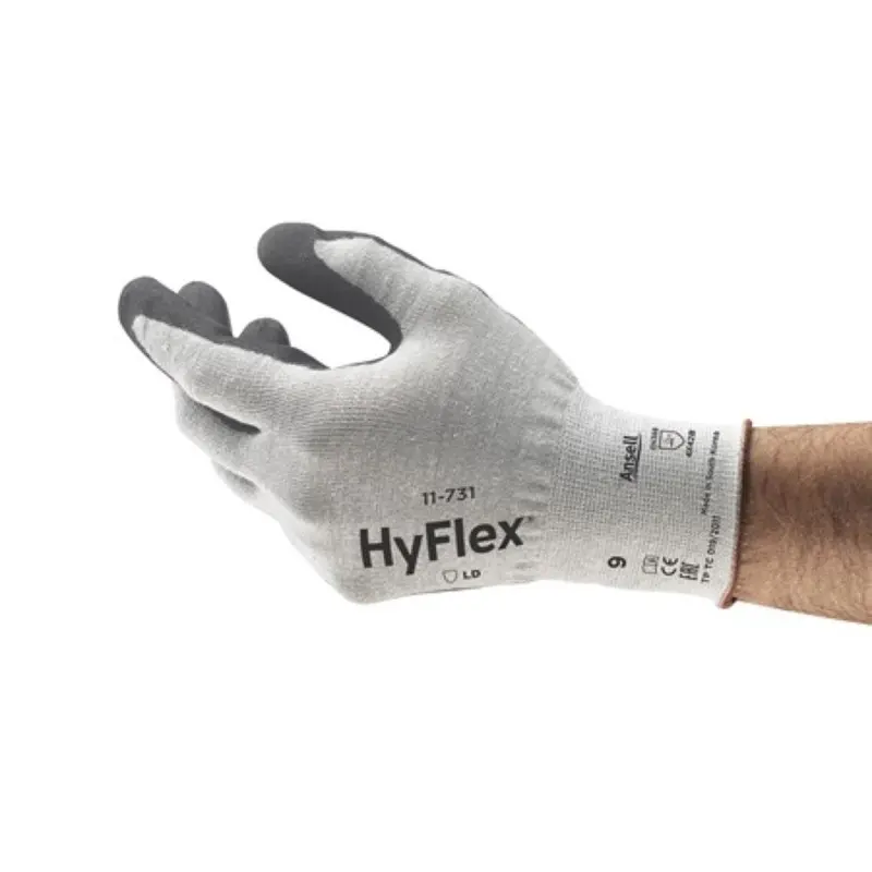 [19017710] Ansell Hyflex 11-731 wit/grijs, maat 10