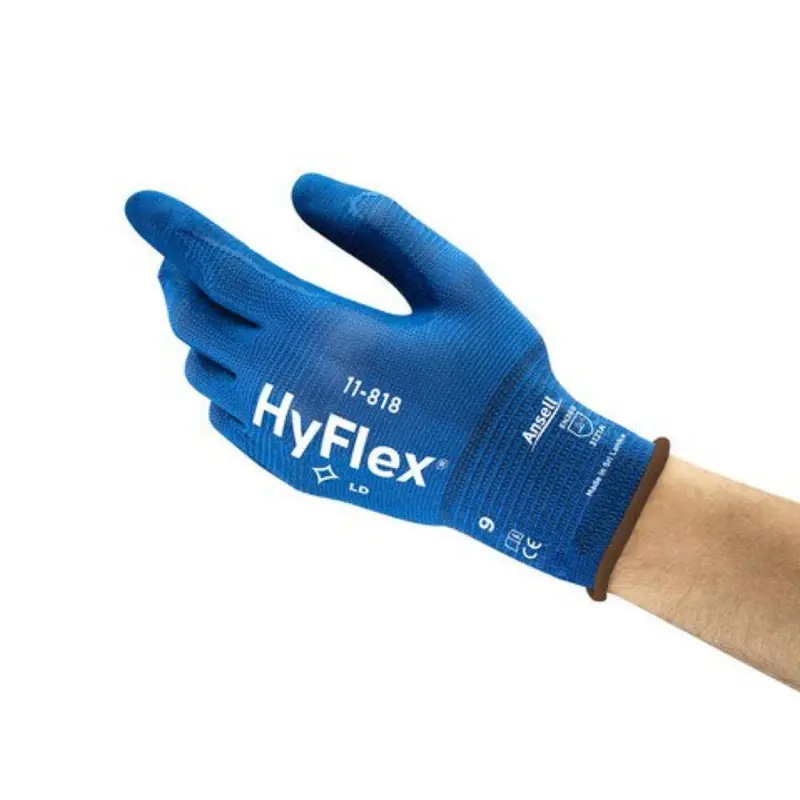 [19014208] Ansell Hyflex 11-818 blauw, maat 8