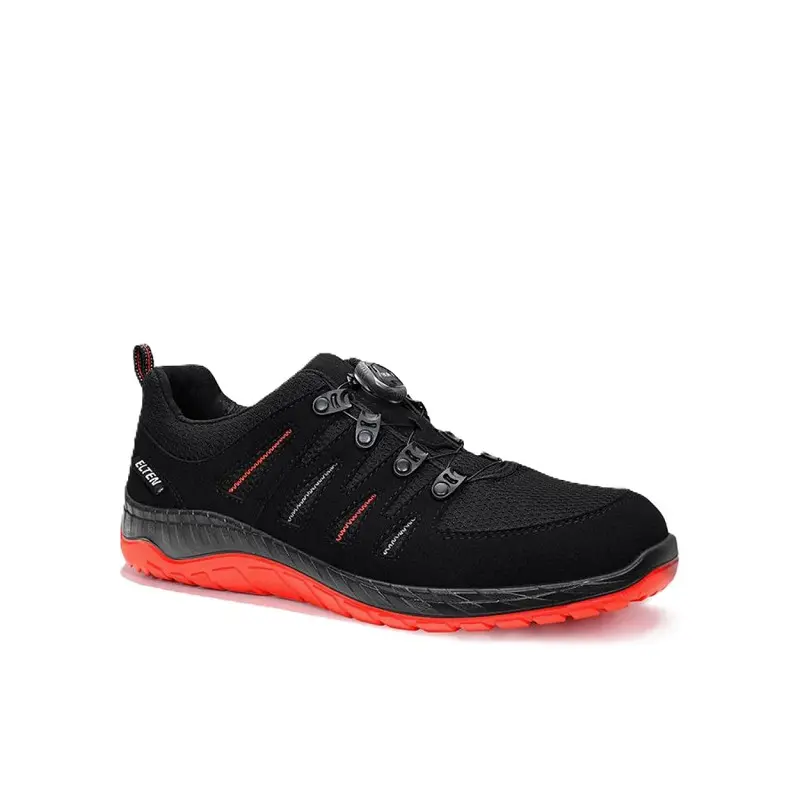 [51607645] Elten MADDOX BOA black-red Low veiligheidsschoen S3S -MAAT 45