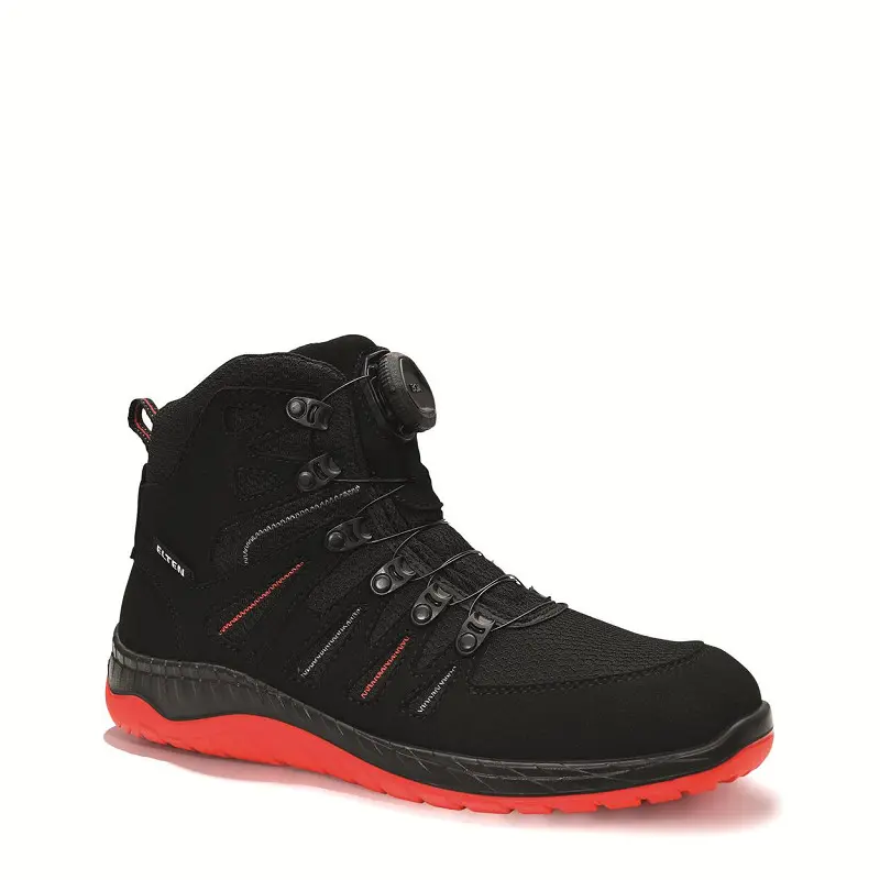 [51601737] Elten MADDOX BOA black-red Mid ESD veiligheidsschoen S3S -MAAT 37