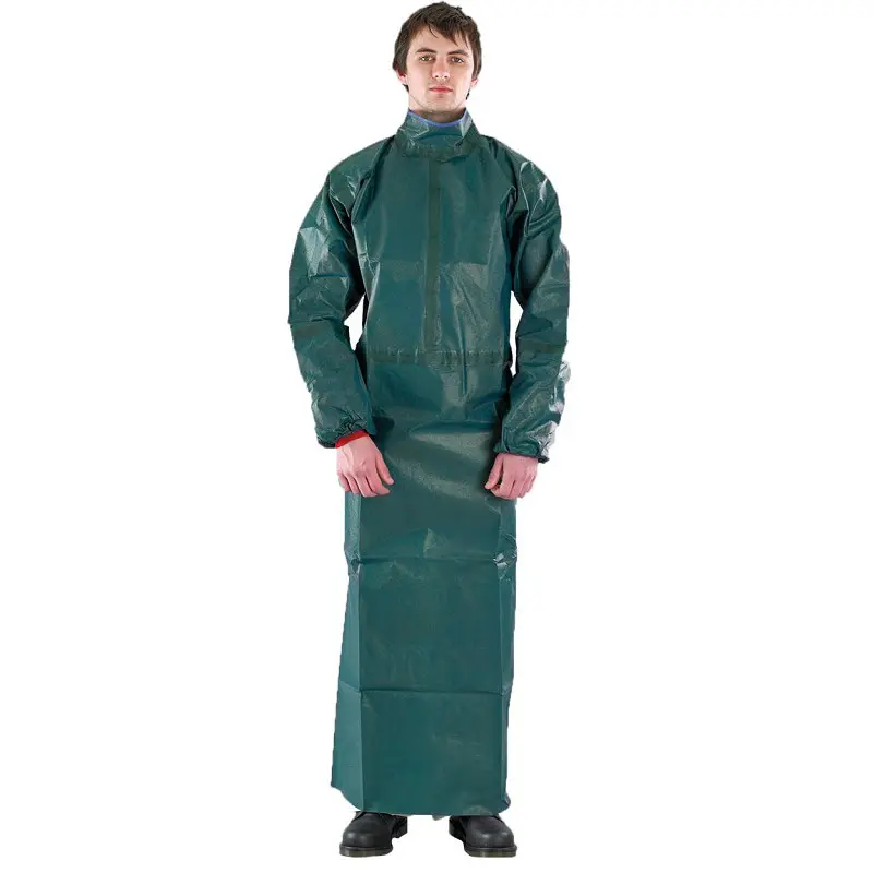 [26668007] Microchem 4000 schort 215 groen maat XXL