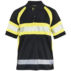 [28091300] Blåkläder 3338 Poloshirt Marineblauw/Fluogeel