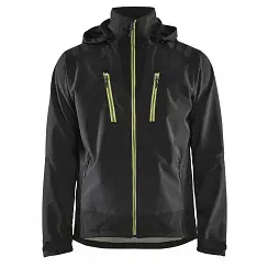 [28060300] Blåkläder 4749 Softshell Jas Zwart/Blauw